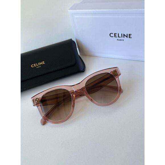 NEW Celine CL40182F Baby Audrey Sunglasses in Pink - Picture 3 of 9